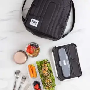BUILT Puffer Rucksack Cool Bag - Black