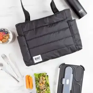 BUILT Insulated Tote Lunch Bag - Black