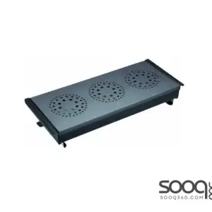 PROFESSIONAL TRIPLE TABLE-TOP TEA LIGHT FOOD/PLATE WARMER CARBON