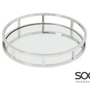 MEDIUM ROUND MIRROR TRAY 40 X 7
