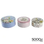 KATIE ALICE ENGLISH GARDEN - SET OF THREE CAKE TINS