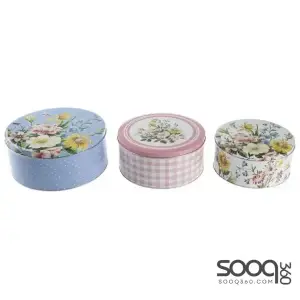 KATIE ALICE ENGLISH GARDEN - SET OF THREE CAKE TINS