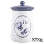 KA VINTAGE INDIGO CERAMIC TEA JAR