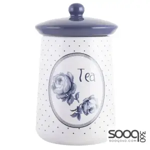 KA VINTAGE INDIGO CERAMIC TEA JAR