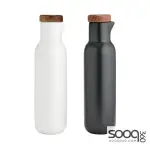 ESSENTIALS WHITE/CHARCOAL OIL & VINEGAR SET