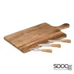 FROMAGERIE SHORT RECTANGLE 4PC CHEESE SET