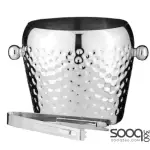 SPENCER HAMMERED SILVER ICE BUCKET