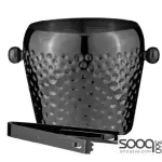 SPENCER HAMMERED BLACK ICE BUCKET