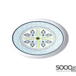 POSITANO TILE MELAMINE ROUND PLATTER