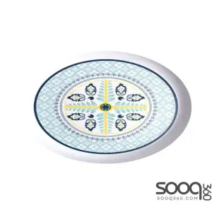 POSITANO TILE MELAMINE ROUND PLATTER
