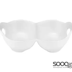 HOST 2 PART WHITE HANDLED BOWL