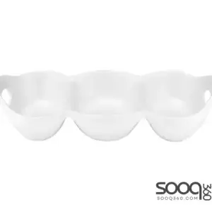 HOST 3 PART WHITE HANDLED BOWL