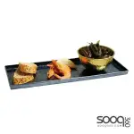 KITCHENCRAFT ARTESà BLUE GALVANISED SERVING PLATTER WITH BRASS BOWL