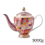 Maxwell & Williams HV0130 Teas & C’s Kasbah Loose Leaf Teapot with Infuser in Gift Box, Porcelain, Rose, 5 Cup (1 Litre)