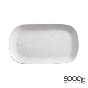 Maxwell & Williams DR0309 Panama Serving Platter in Gift Box, Stoneware, White, 34 x 19 cm
