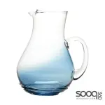 Mikasa Swirl Cobalt Pitcher, 88 oz, Blue