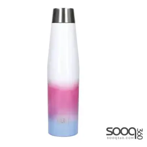 Built Apex Insulated Water Bottle with Leakproof Perfect Seal Lid, Sweatproof 100% Reusable BPA Free 18/8 Stainless Steel Flask, 'Interactive' Design, 540 ml