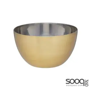 MASTERCLASS 24 CM STAINLESS STEEL BRASS EFFECT SALAD BOWL/ FRUIT BOWL/ SERVING BOWL/ BOWL