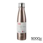 Built 17Oz Double Walled Stainless Steel Water Bottle Rose Gold