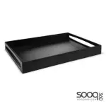 Tray 55x40x6cm MDF black