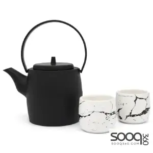 Giftset Kobe 1.2L with 2 porcelain cups