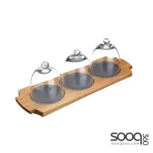 ART3PCDOME Appetiser Serving Set