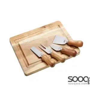 MASTER CLASS ARTESà ACACIA WOOD CHEESE SET, 25.5X20CM