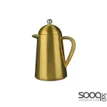 BRUSHED LA CAFETIERE EDITED THERMIQUE DOUBLE WALLED 8 CUP CAFETIERE GOLD