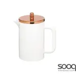 LE'XPRESS BONE CHINA SIX CUP CAFETIERE