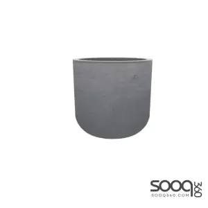 قوار نباتات إيدا دائري - رمادي 67 لتر 50*48.5*46.2 سم