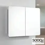 خزانة حمام مع مراة 80*60 سم