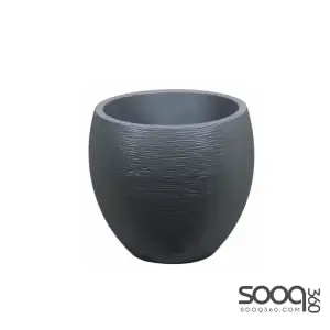 قوار نباتات إيدا - رمادي 46 لتر 50*45 سم