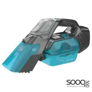 Black & Decker Cordless Handheld Vacuum Cleaner with Liquid Seal + Stain Cleaner and Extra Filter, 12V BHSB315J-GB