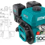 محرك بنزين 6.5 حصان من توتالTGEN16821