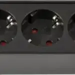 وصلة كهرباء 4 مداخل مع شاحن 2-USB من Brennenstuhl'1153240006