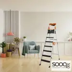 Housewepper 6+1 Step Foldable Ladder