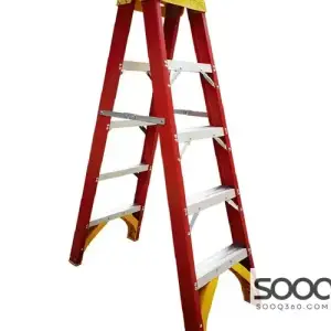 Aluminum ladder, 6 steps, two sides