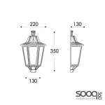 Fumagalli Wall Lamp - Black