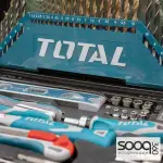 طقم عدة + رشاش دريل 120 قطعة توتالTHKTAC01120