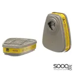 Double gas protection mask, N95 chemical respirator mask