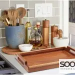 Bailey wooden serving tray