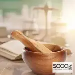 Bailey wooden mortar (garlic pestle)