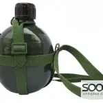 Outdoor aluminum sports water bottle for camping and hiking