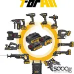DX7020 درل بوكس 700 نيوتن 1/2 انش 18 فولت مع بطاريتين 4 امبير كتربلر