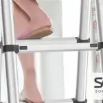 سلم تلسكوب مزدوج عدة مقاسات