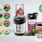 خلاط بلاك اند ديكر 600 واط 700 مل / صانع سموثي مع زجاجات 500 مل و 300 ملNE600-B5