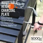 Mega Charcoal Grill 164*45.5*114 cm