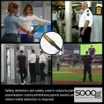 عصا تفتيش لكشف المعادن للمولات
