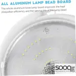 100W Solar Powered Spotlight for Ceiling