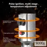 Outdoor gas heater (stove) stainless steel 224 cm